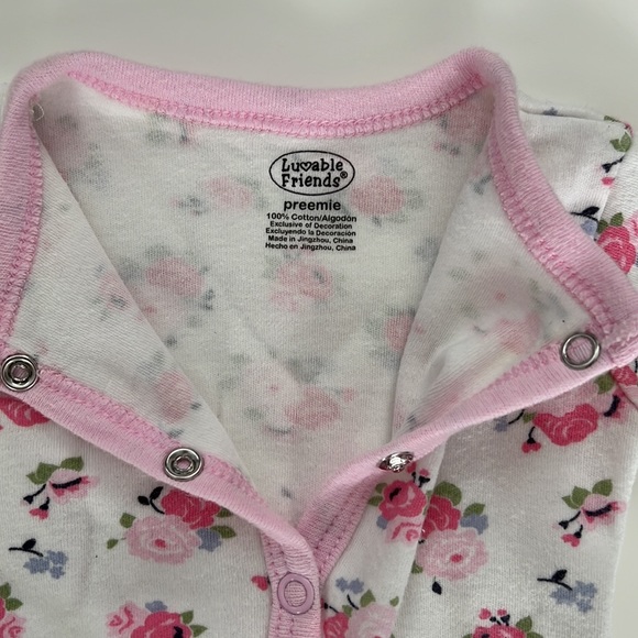 3 PREEMIE Button Up Onesies - Picture 5 of 7